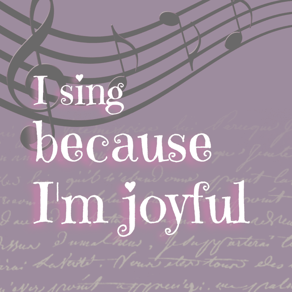 I Sing Because I'm joyful - 3 - 4 - 2022